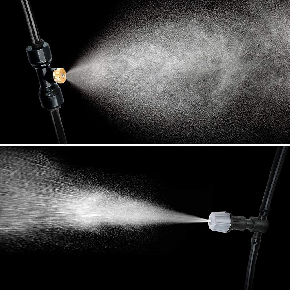 Detailed view of Bonviee misting system components