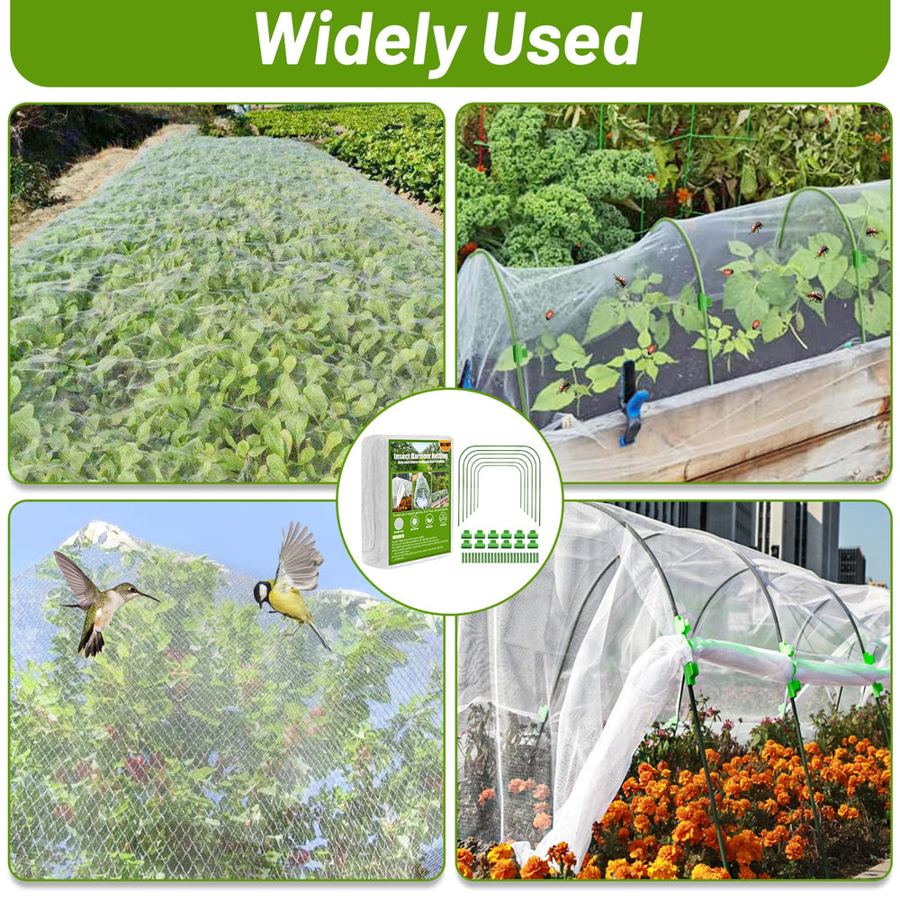 Detailed view of Cludoo garden netting texture
