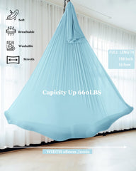 Detailed view of F.Life Aerial Yoga Hammock fabric texture