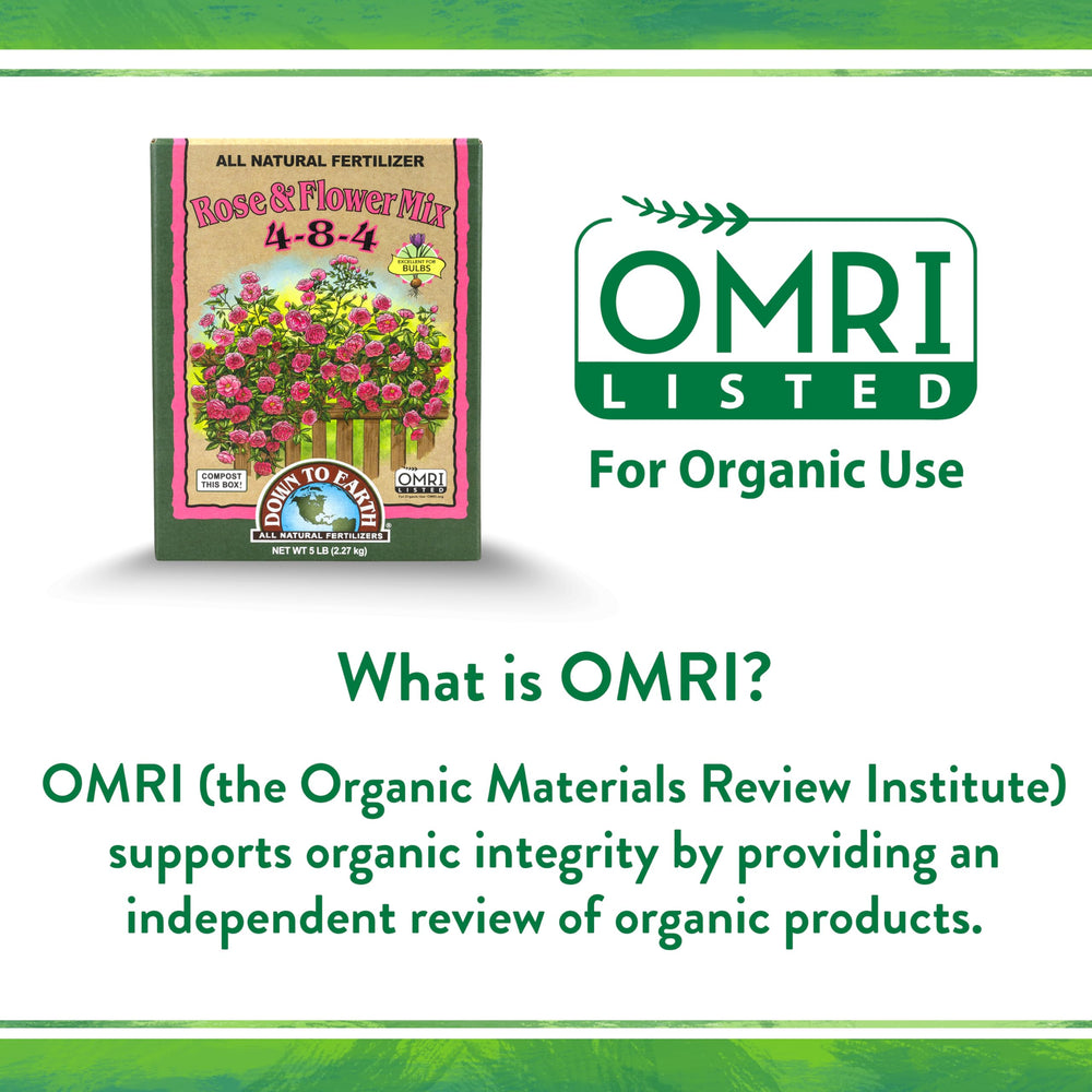 Detailed view of granules from Down To Earth Organic Rose & Flower Fertilizer