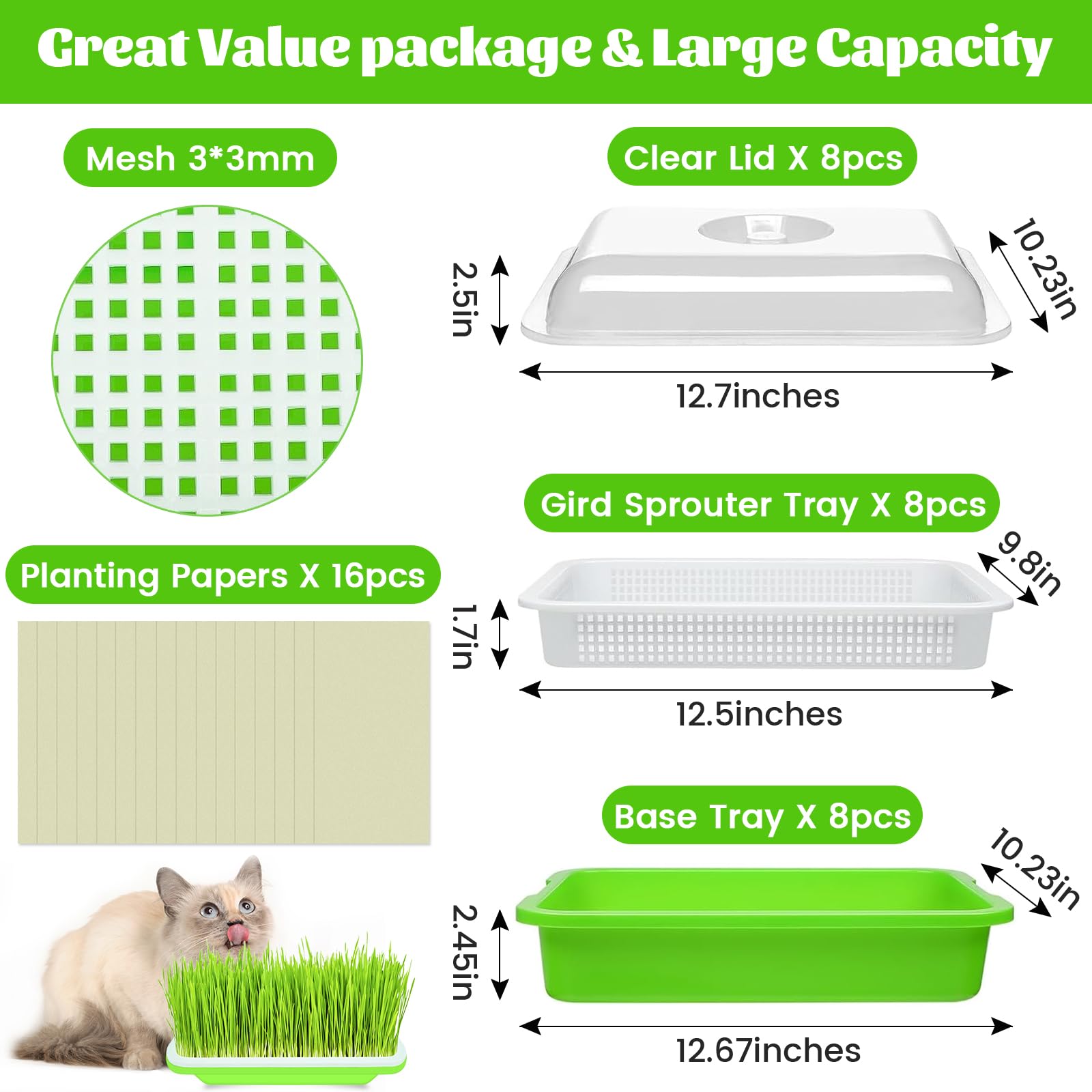 Detailed view of Legigo seed sprouter tray showing inner mesh