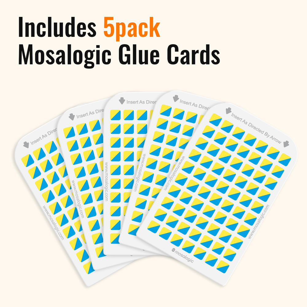 Detailed view of Mosalogic Sticky Card showing material quality