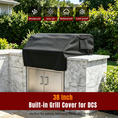 Detailed view of SHINESTAR grill cover with reinforced stitching