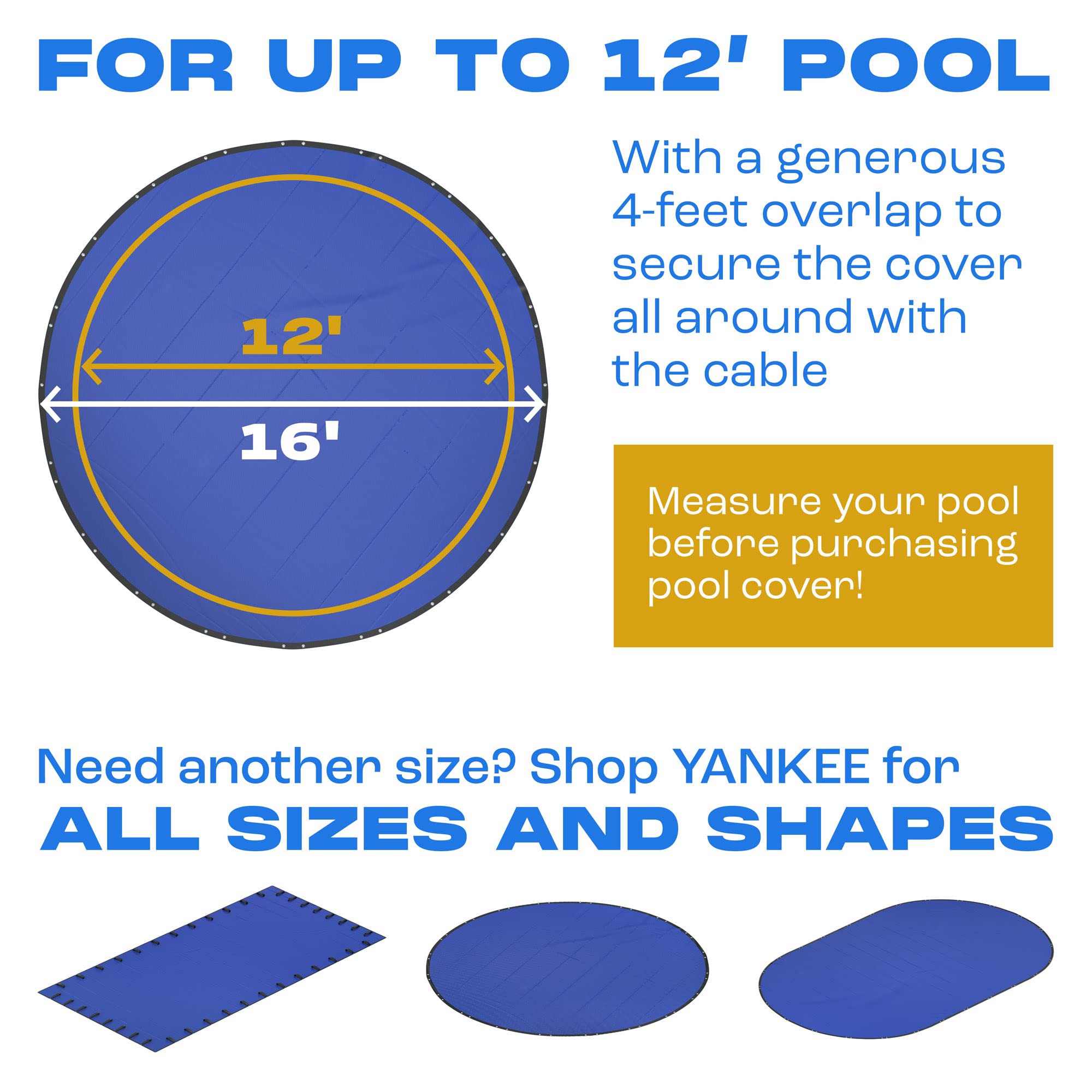 Detailed view of the 185 GSM material of the pool cover