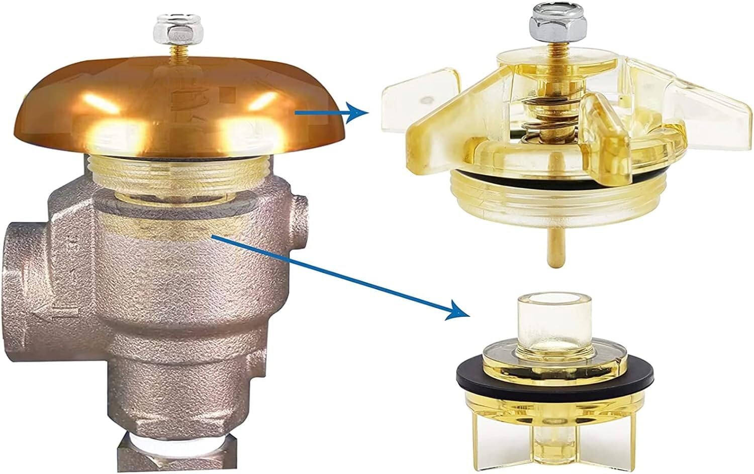 Detailed view of the bonnet included in the Febco kit