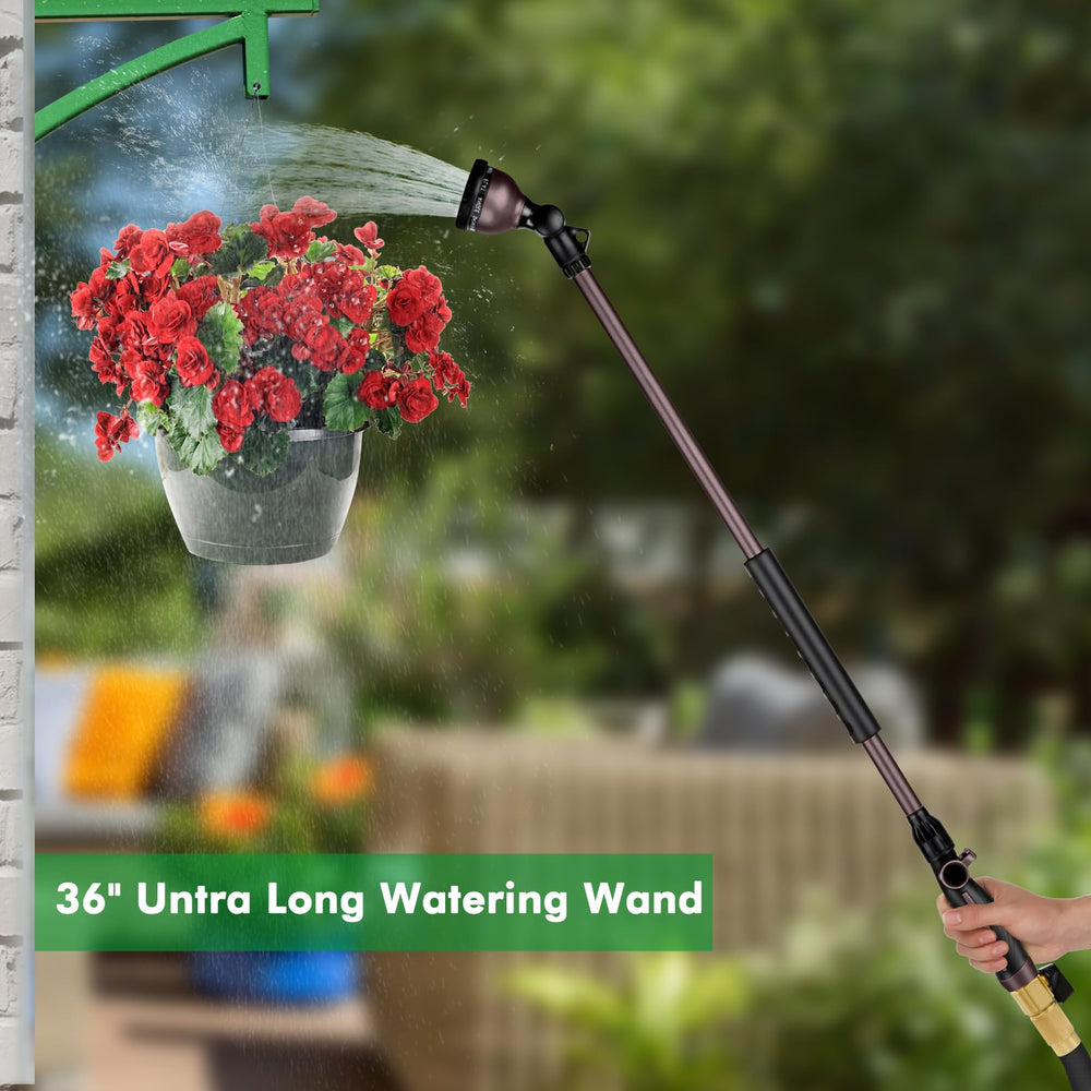 Detailed view of thumb control on Restmo watering wand