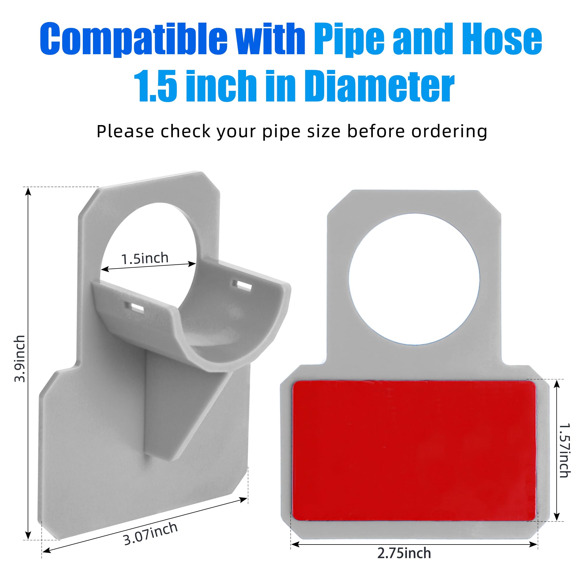 Detailed view of UYEDUJZ pool hose support bracket