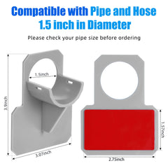 Detailed view of UYEDUJZ pool hose support bracket