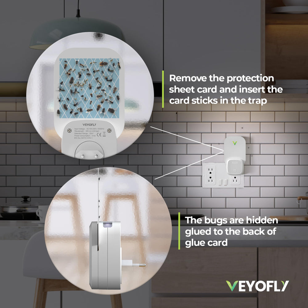 Detailed view of VEYOFLY glue board adhesive