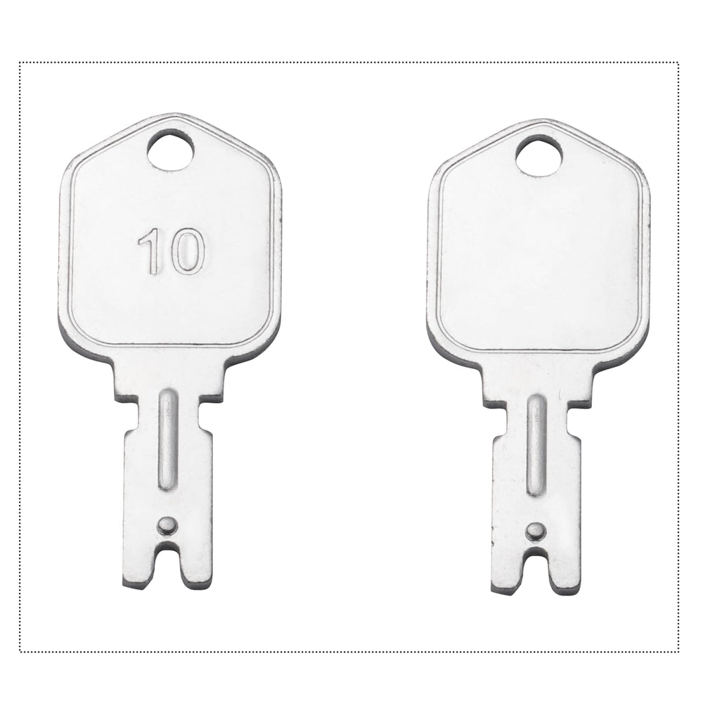 Detailed view of WAHLIN PARTS ignition keys comparing sizes