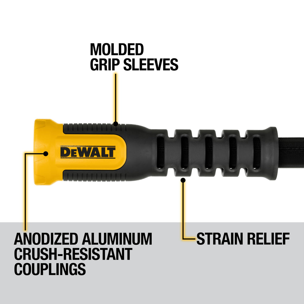 DEWALT 50 ft garden hose packaging