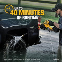 DEWALT DCPW550B Cordless Pressure Washer side view