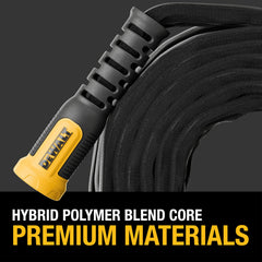 DEWALT garden hose in use watering a garden