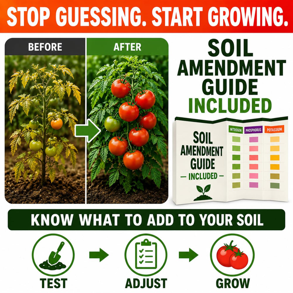 Dewilde Trading Co Soil Test Kit with soil sample