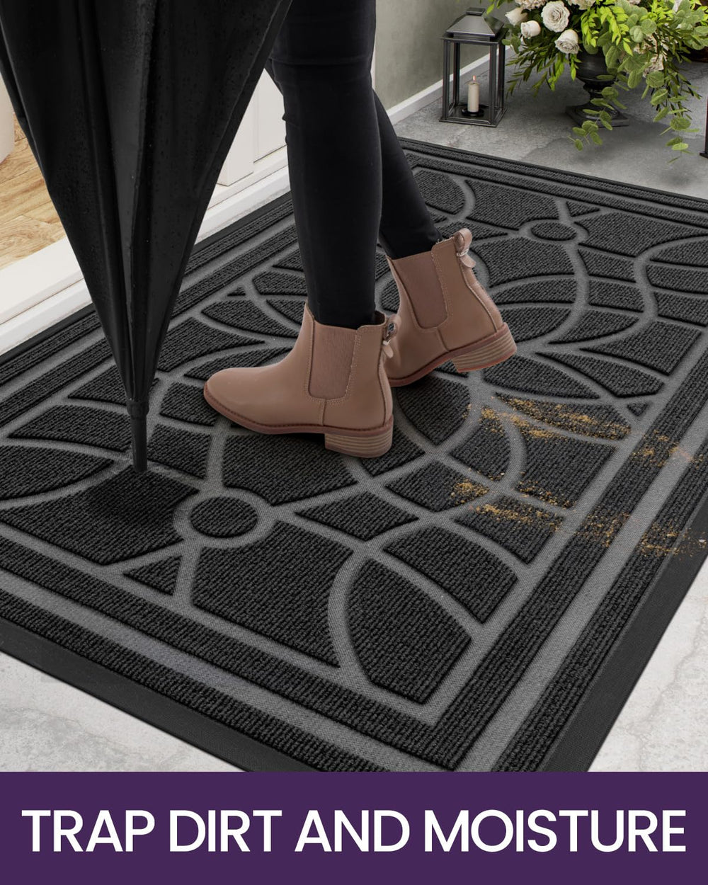 DEXI door mat in a commercial entrance