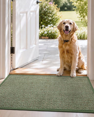 DEXI door mat showing moisture absorbent surface