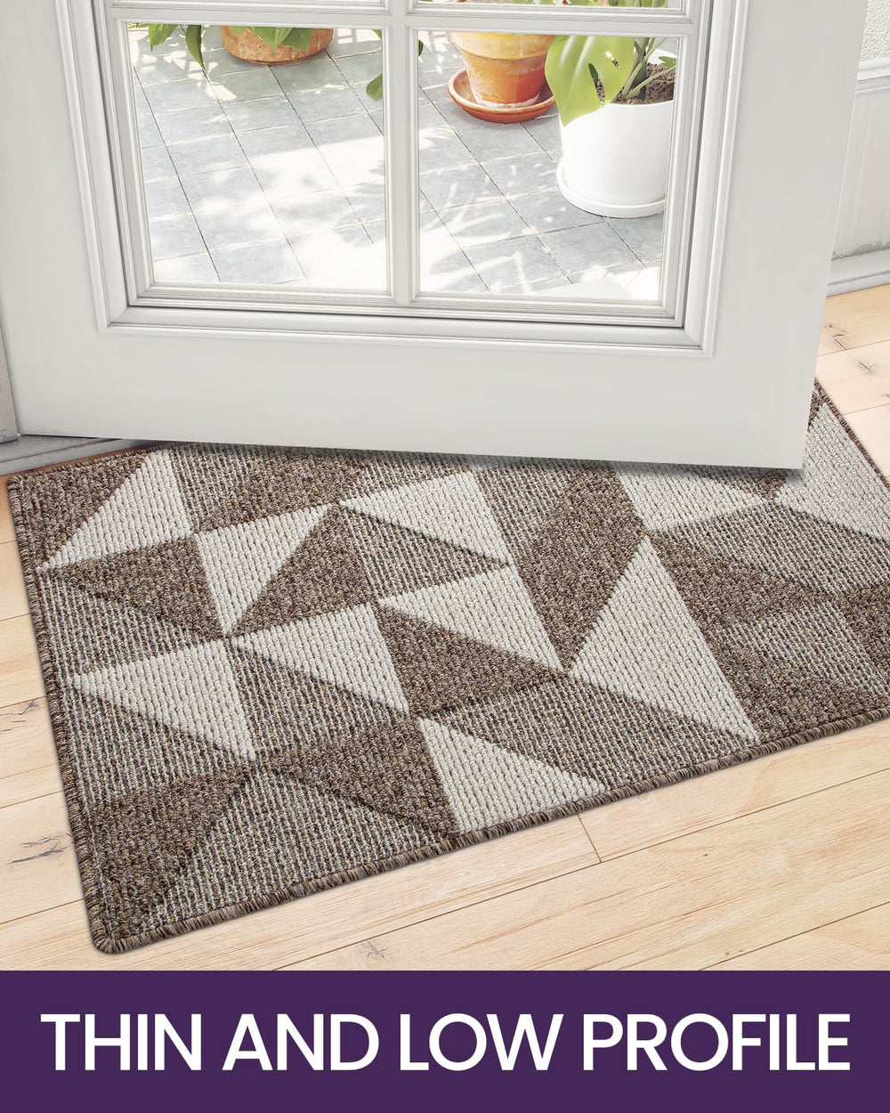 DEXI Doormat being vacuumed for cleaning