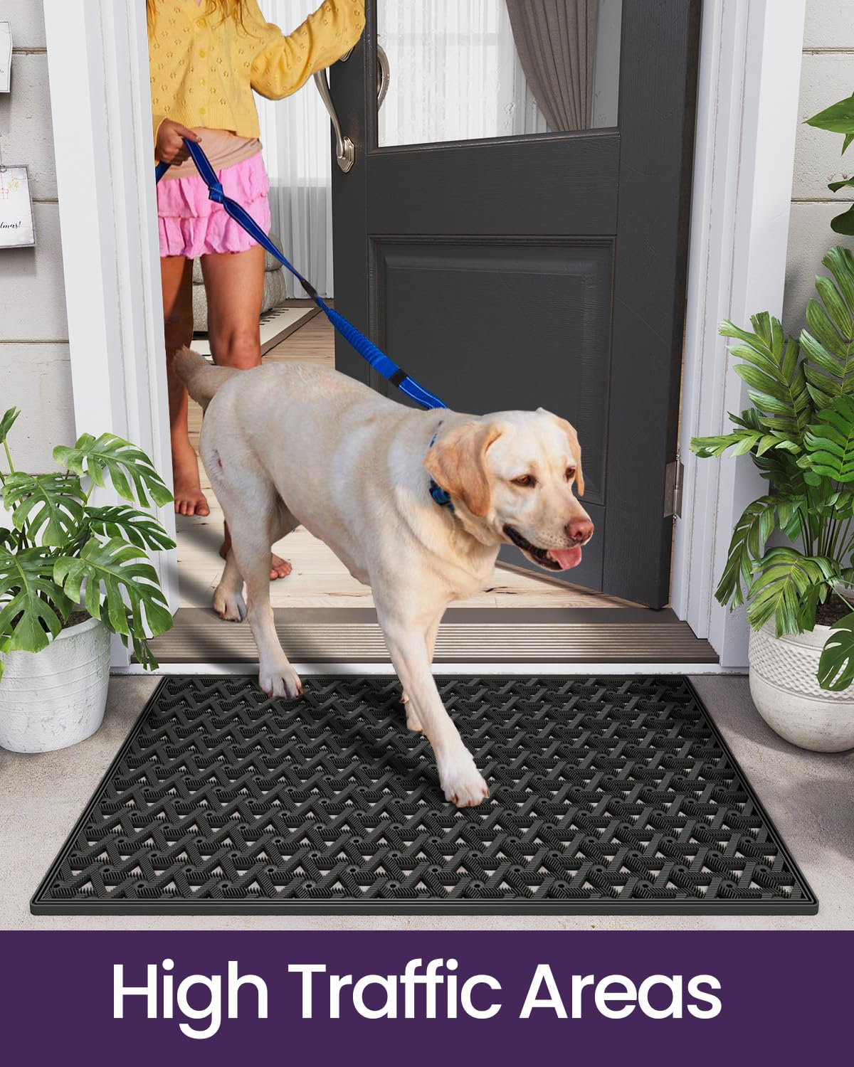 DEXI Doormat in outdoor setting