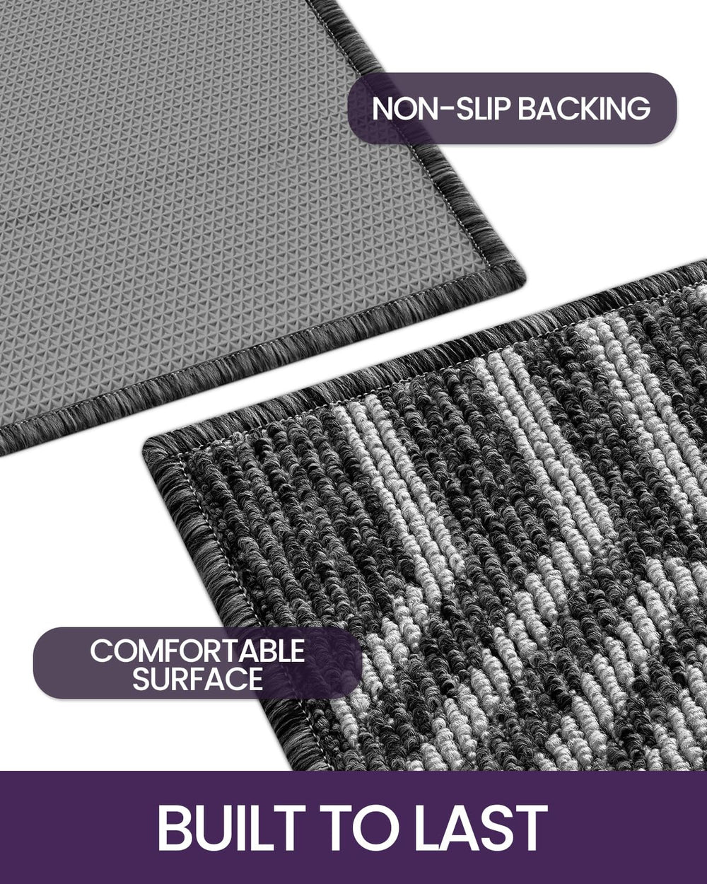 DEXI doormat low profile design preventing door obstruction