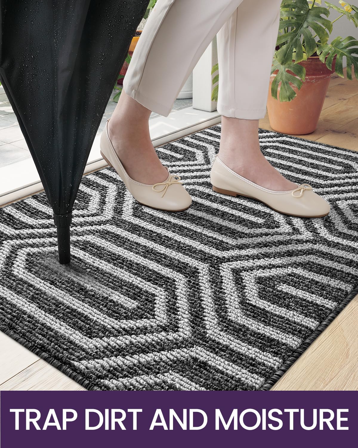 DEXI doormat machine washable feature demonstration