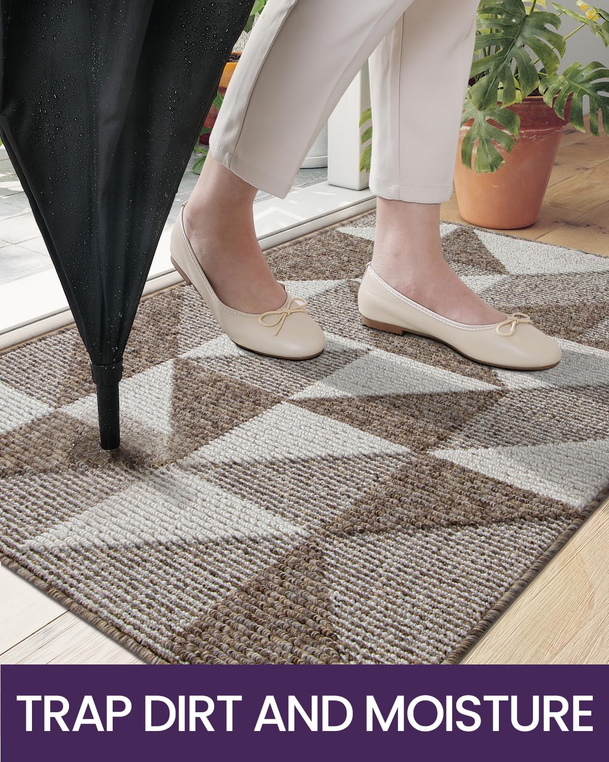 DEXI Doormat rectangular shape lying flat