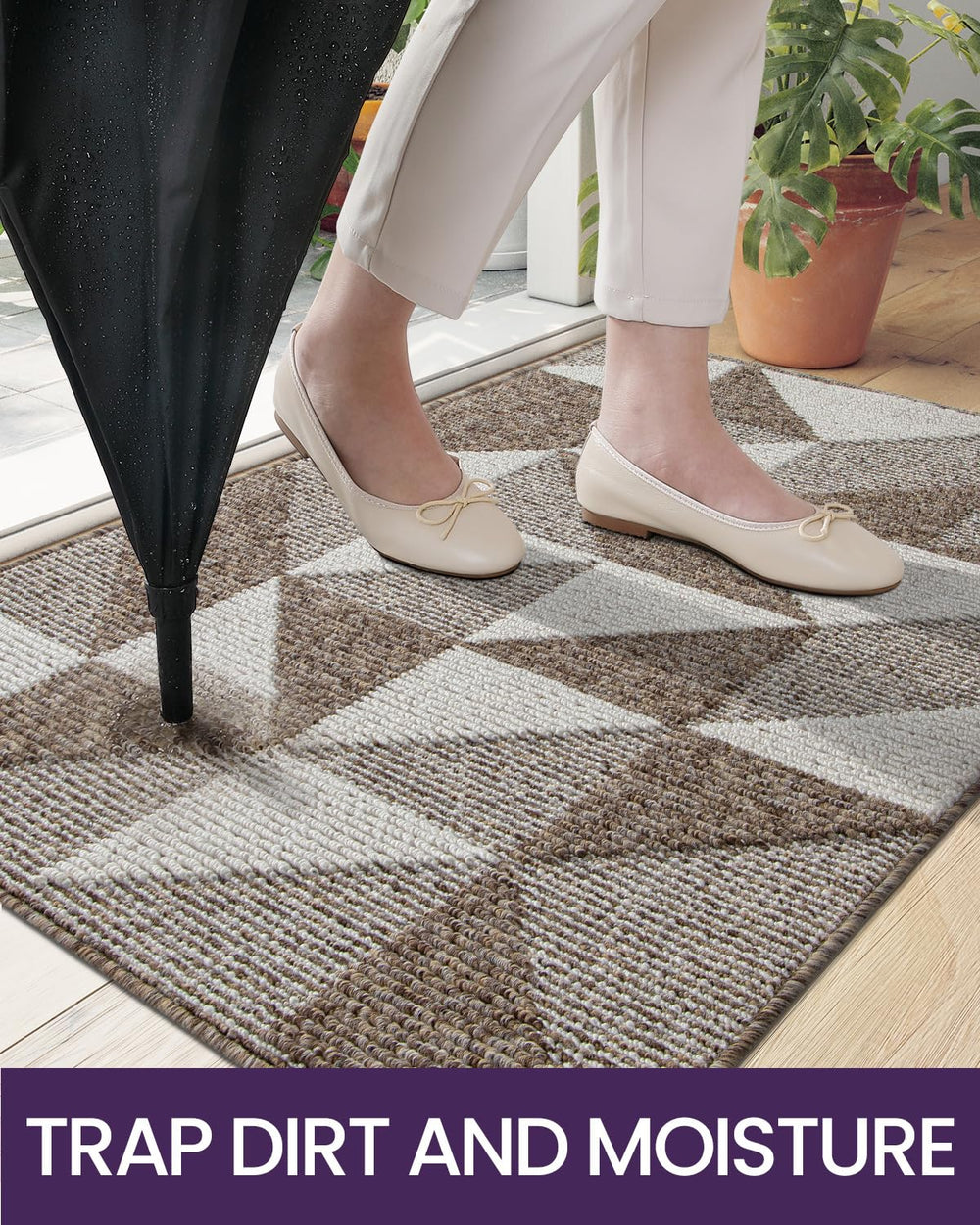 DEXI Doormat rectangular shape lying flat