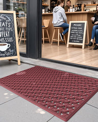 DEXI doormat showing anti-slip backing