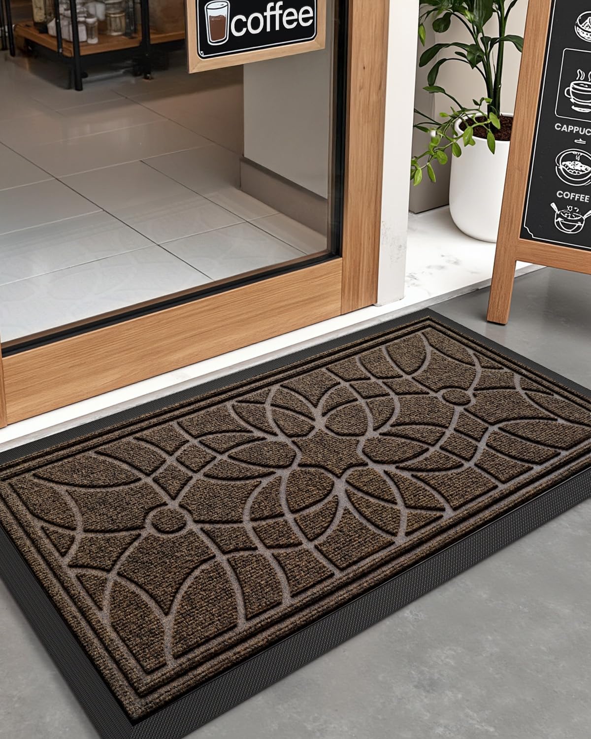 DEXI Front Door Mat 24x47 in outdoor setting