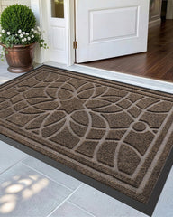DEXI Front Door Mat 32x48 brown colour front view