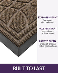 DEXI mat in use at a front entrance