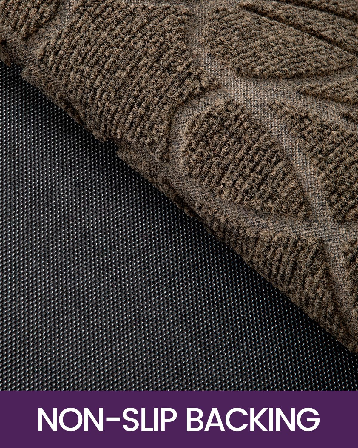 DEXI mat showcasing floral pattern and edges