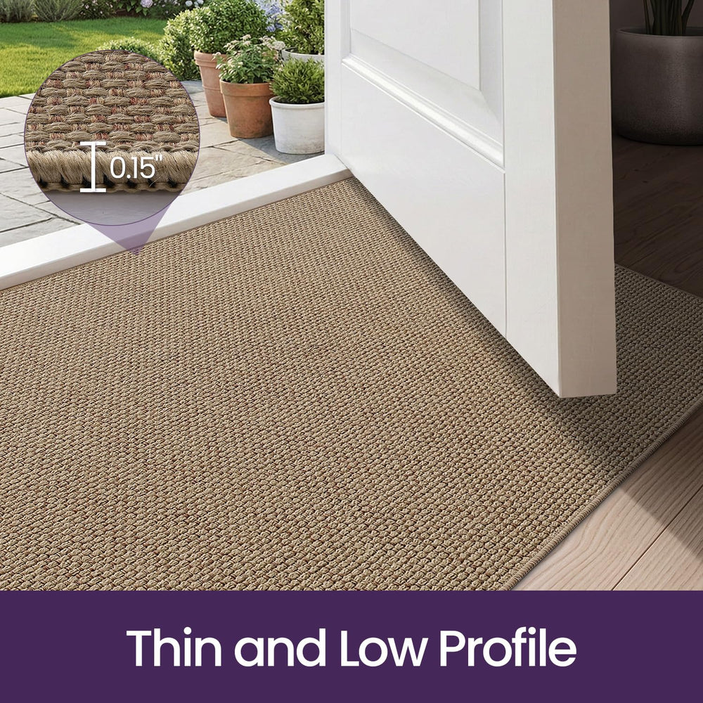 DEXI Thin Door Mat rolled-up packaging