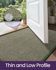 DEXI Ultra Thin Door Mat rubber backing close-up