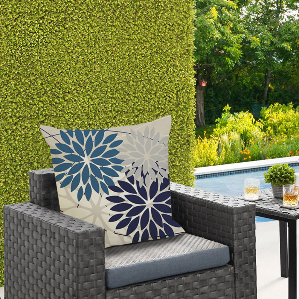 DFXSZ outdoor pillow cover with hidden zipper detail
