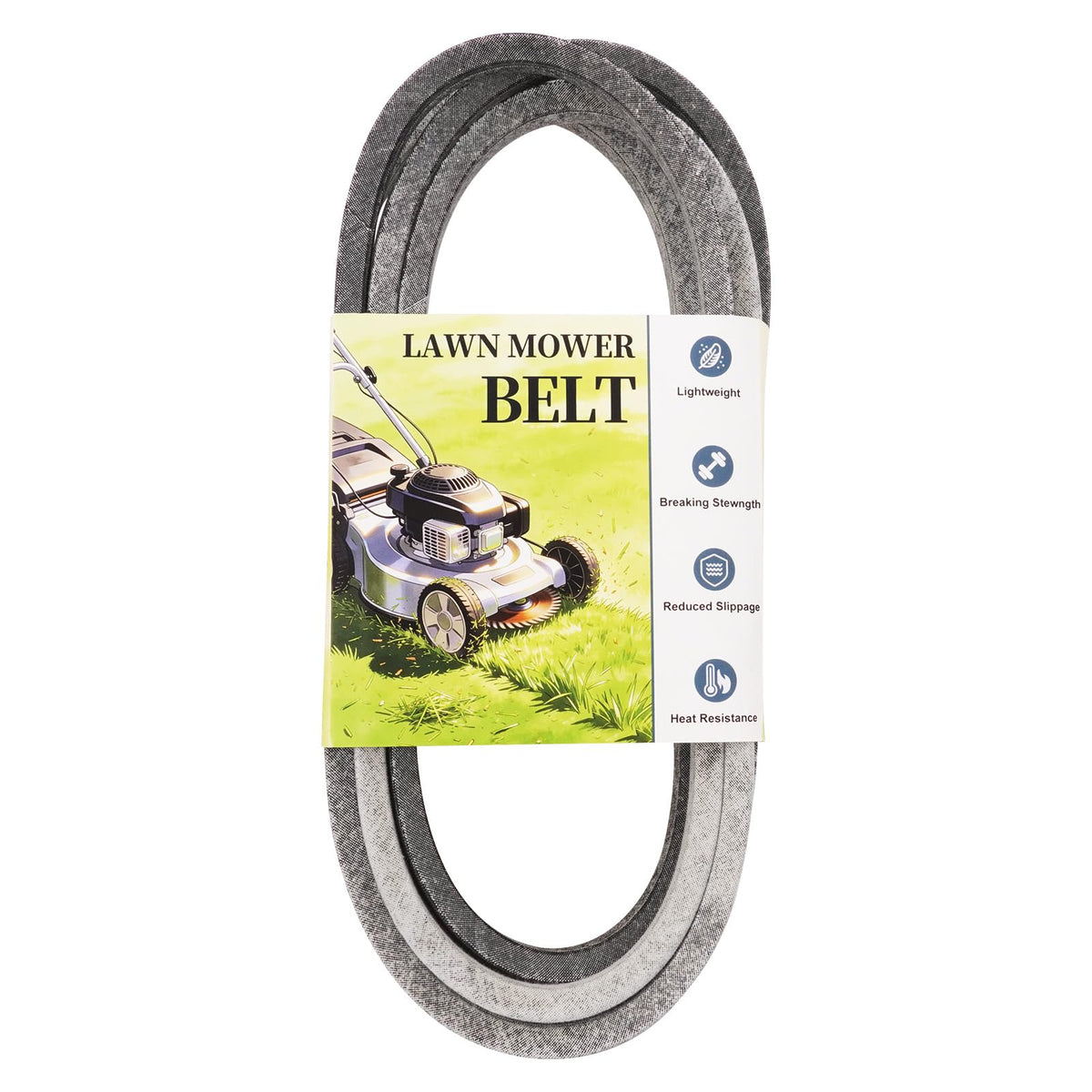 DHLPTX Aramid Cord Deck Belt 5/8"x152" front view