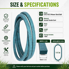 DIAKLY GX21833 Drive Belt close-up showing material