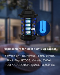 Dichroma 15W bug zapper bulbs in packaging