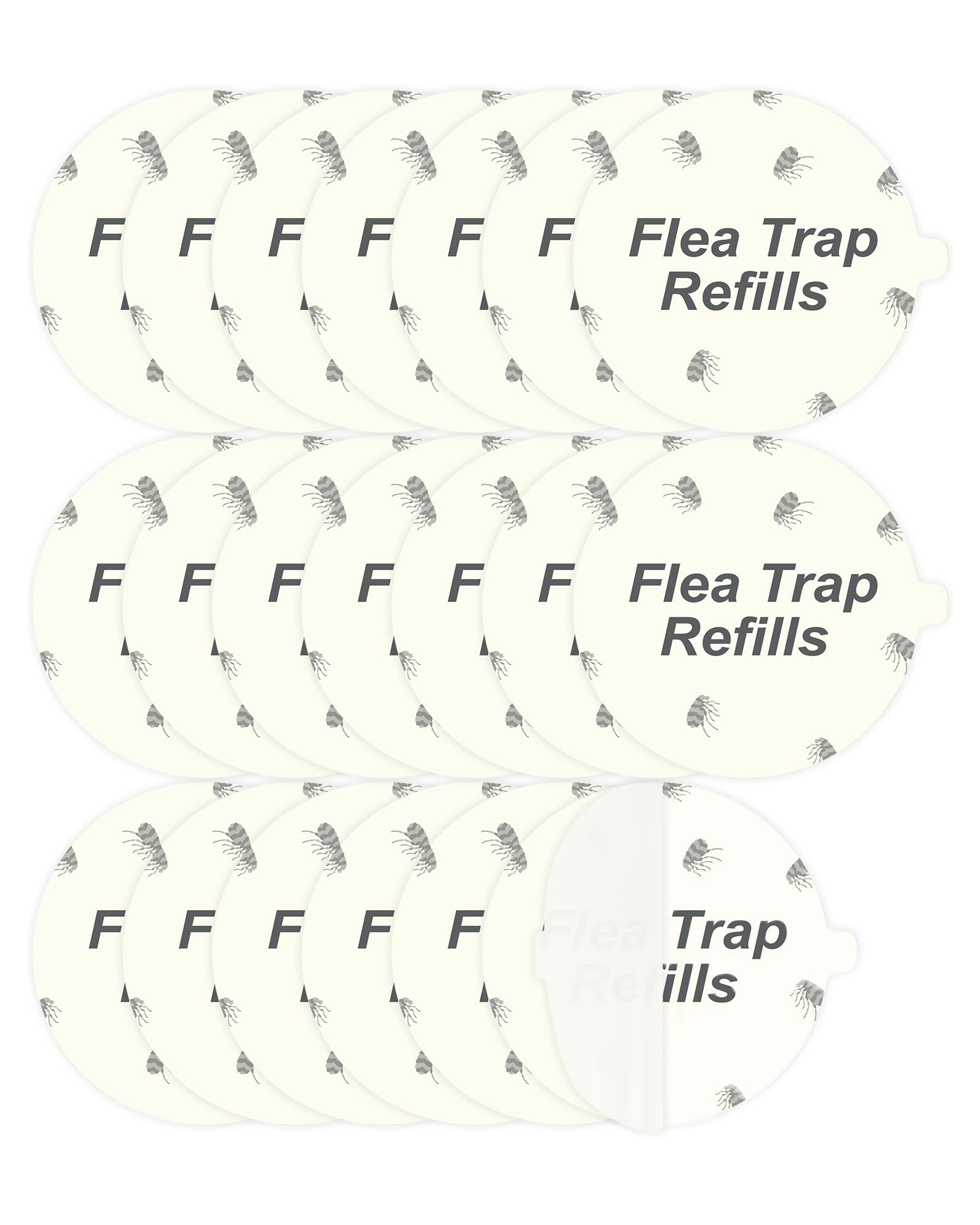 Dichroma Flea Trap Sticky Pads Refills 20 Pack front view