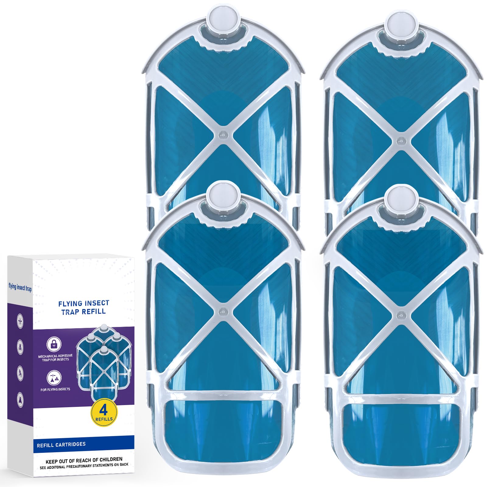 Dickinda 4 Pack Refill Cartridges for M364/M364A flying insect trap