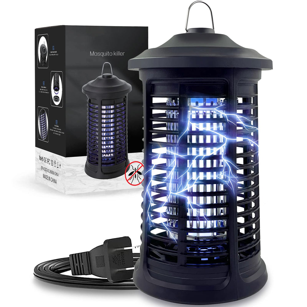 Dickinda Electric Bug Zapper front view with blue light