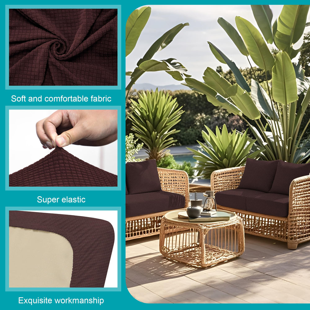 Different angles of BIETYONE outdoor cushion covers