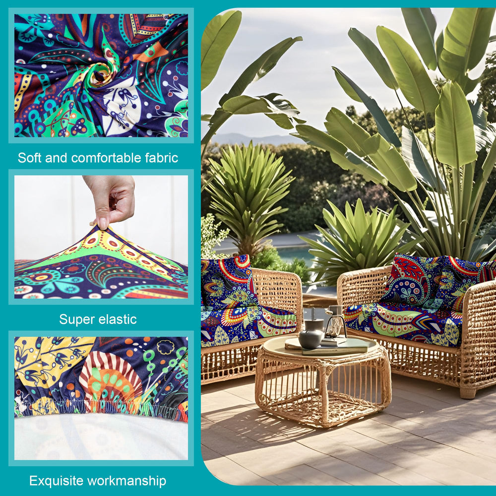 Different angles of BIETYONE outdoor cushion covers