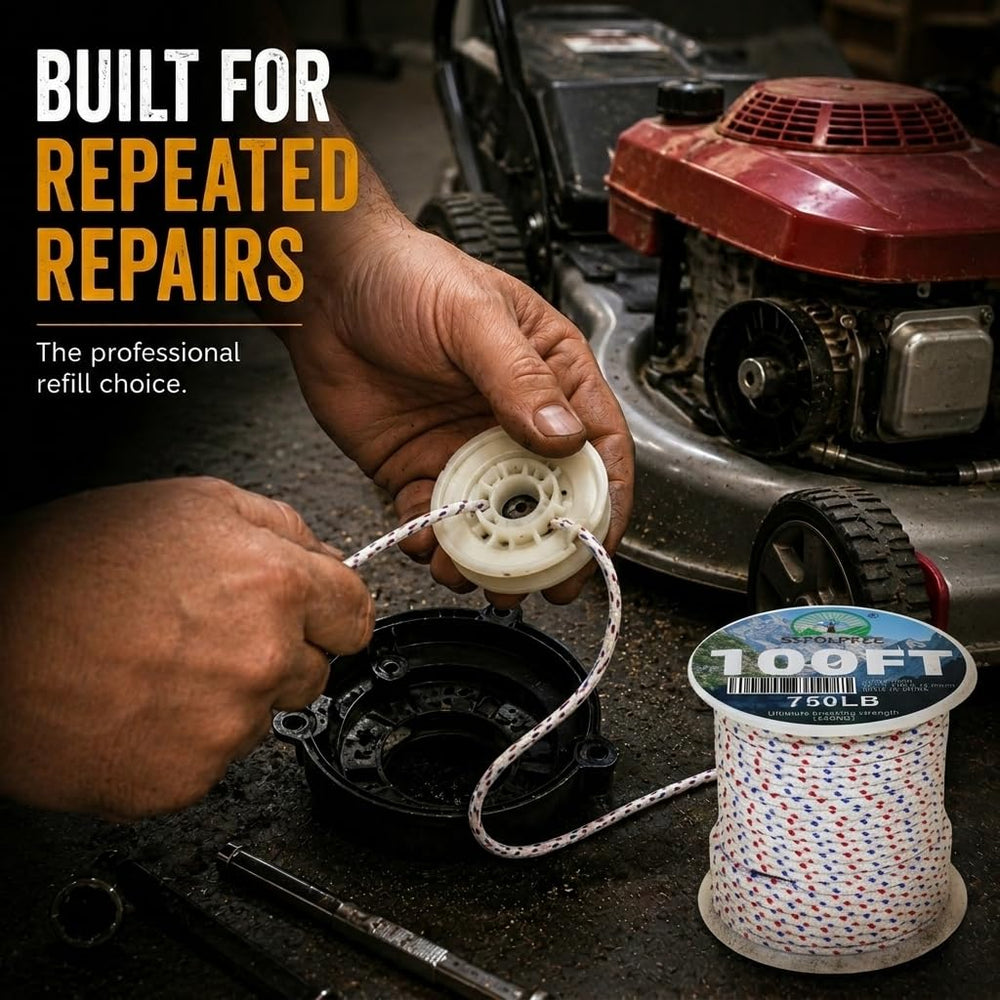 Different angles of SSFOLPFEE 4.0mm recoil starter rope
