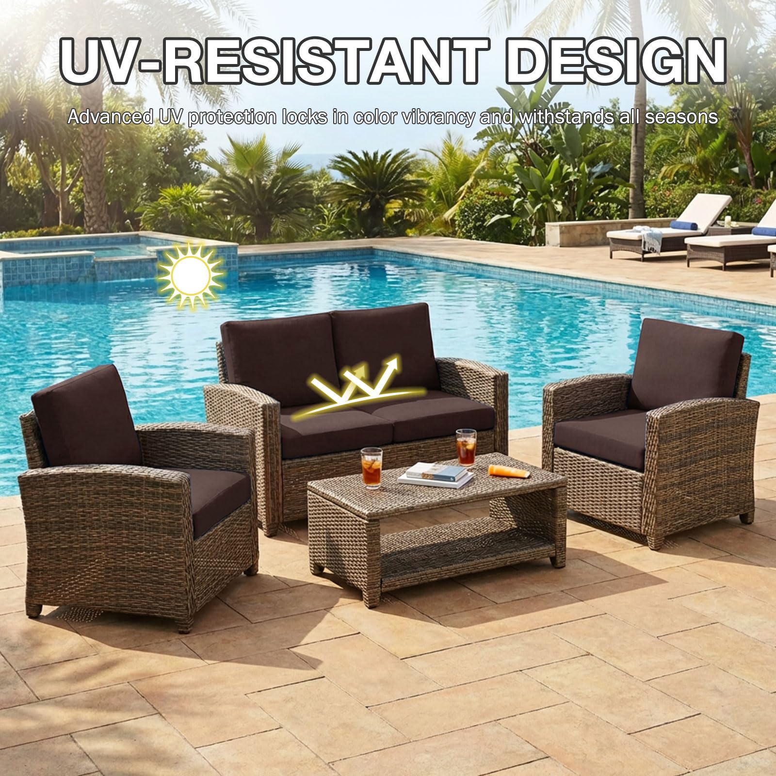 Different color options of hyha patio cushion covers