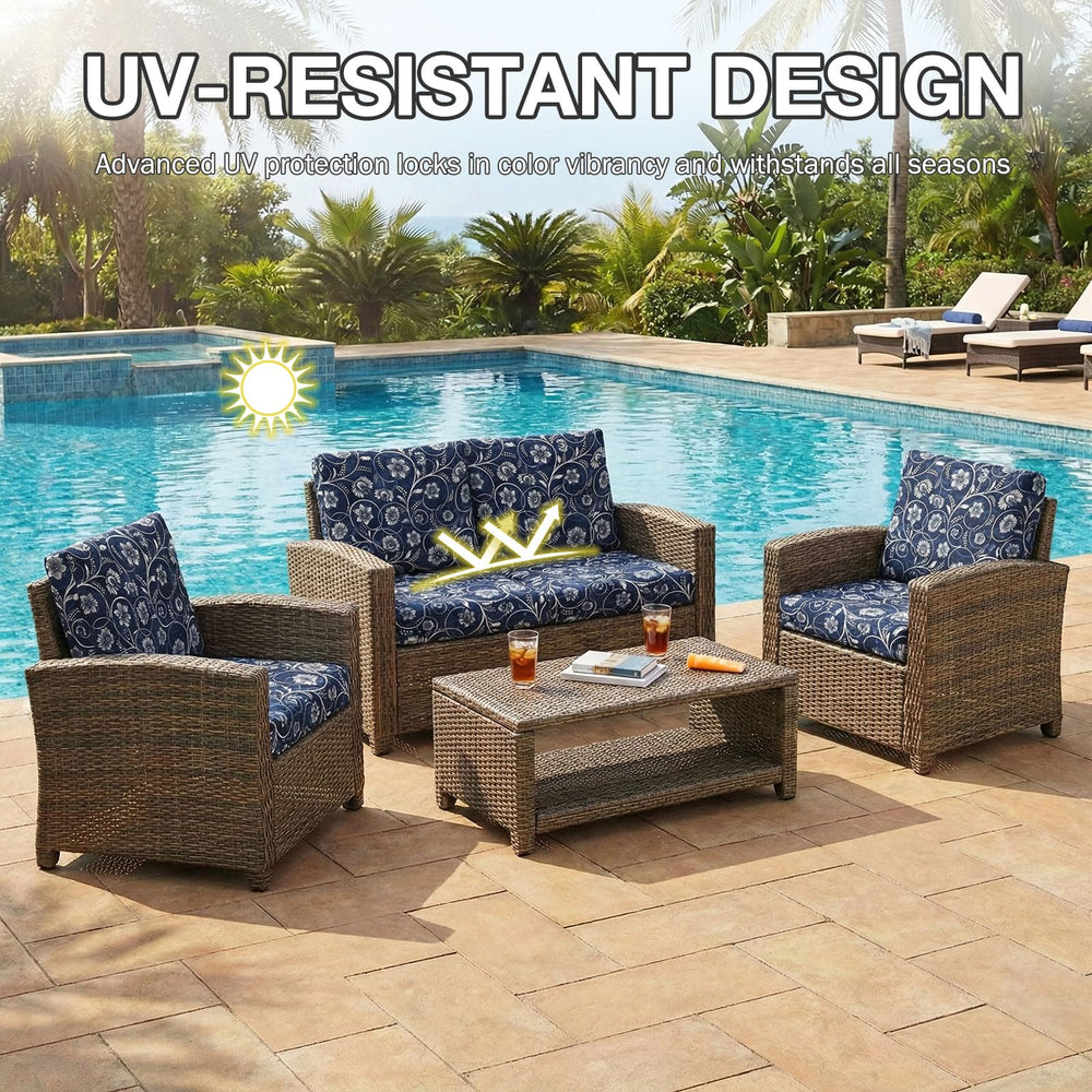 Different colour options of hyha patio cushion covers