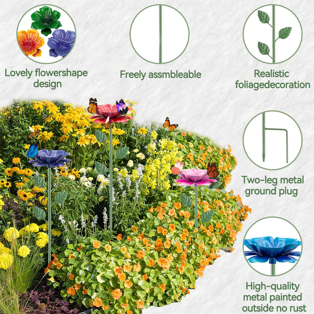 Different height variations of the Abtanx bee feeding stations
