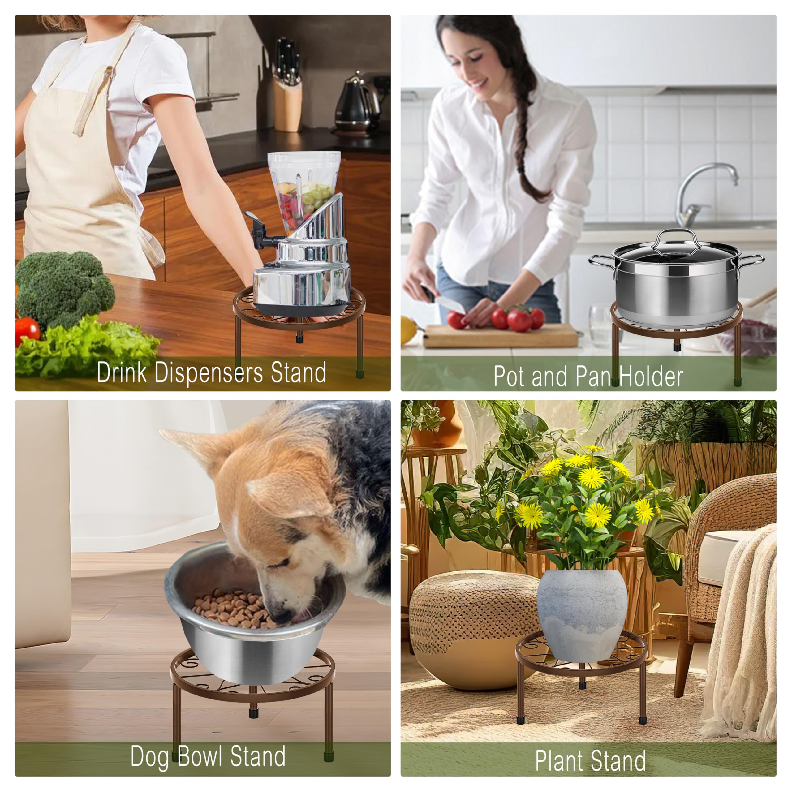 Different heights of CADANI Metal Plant Stands