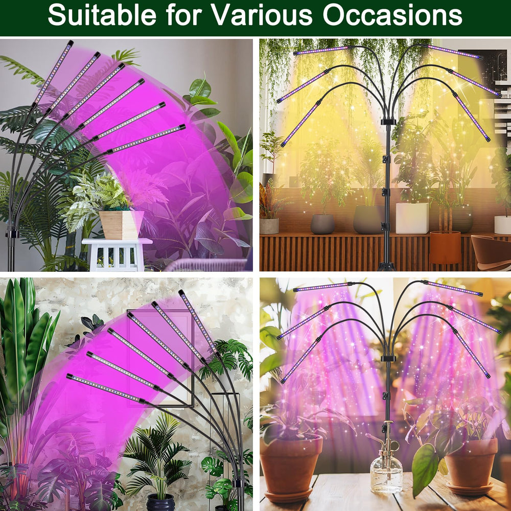 Different light spectrum settings of Mefflypee Grow Light