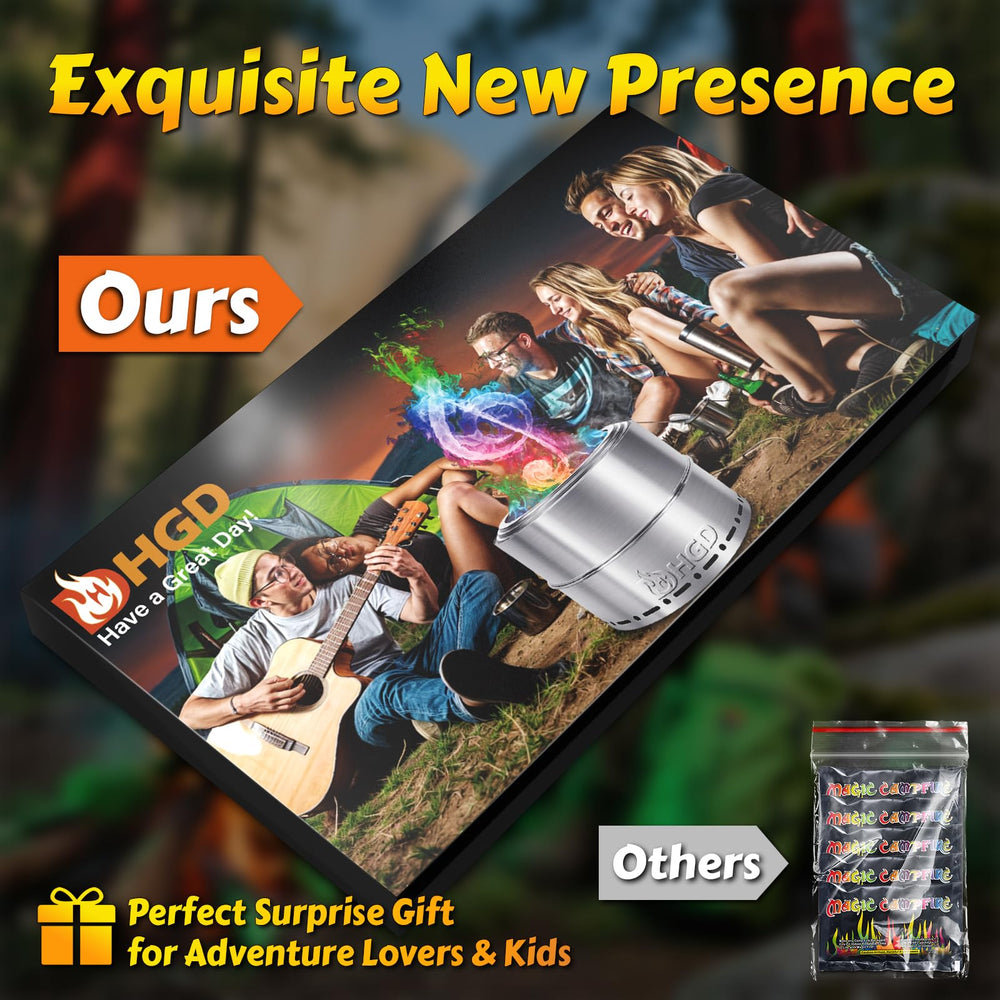 Different size options for HGD Magic Campfire Packets