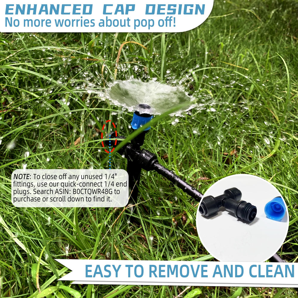 Different types of Spalolen irrigation emitters
